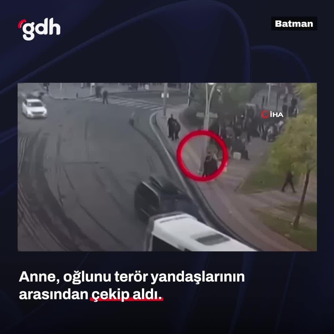 Batman'da kayyum sonrası anne, oğlunu terör yandaşlarından kurtardı