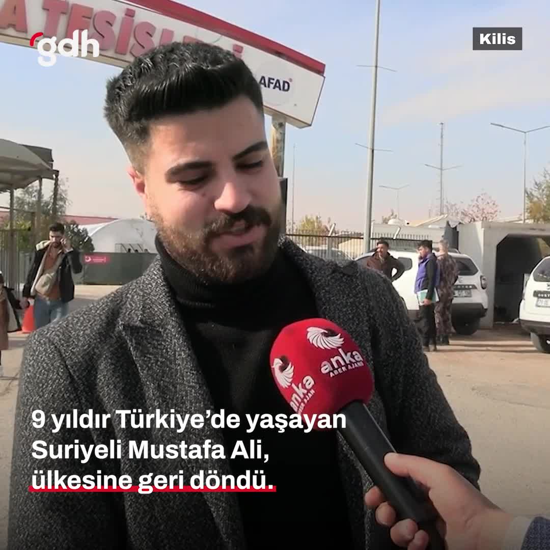 Suriyeli Mustafa Ali, Esad rejimi sonrası Türkiye'ye döndü