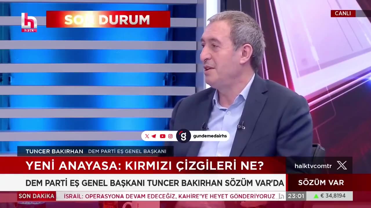 DEM Parti Başkanı Bakırhan: "Terörle bağımız yok, yalanlar gerçek değil."