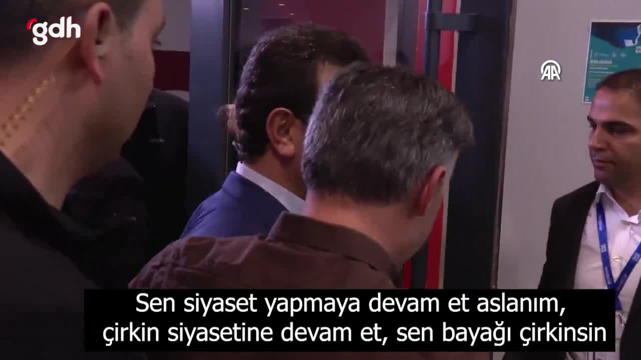 İmamoğlu, TUSAŞ standında protesto edilip fuardan ayrıldı