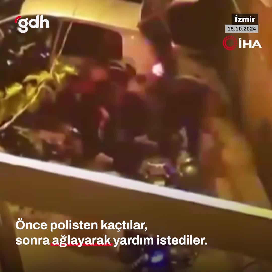 İzmir'de polis dur ihtarına uymayan araca ateş etti