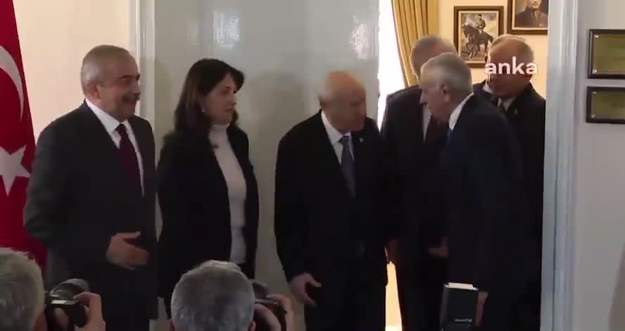 Bahçeli ile DEM Parti heyeti görüşmesi sona erdi