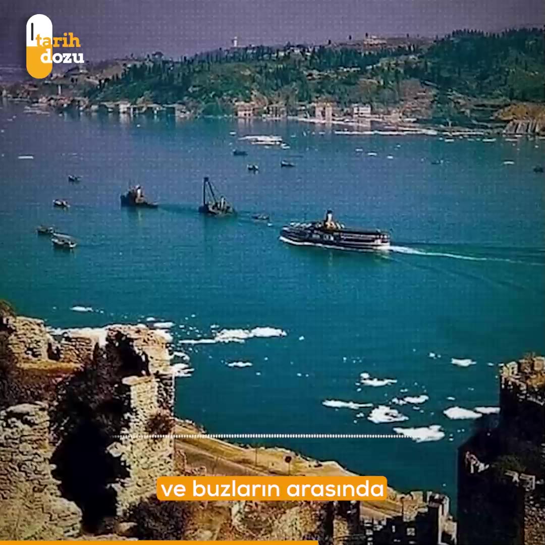 İstanbul'da Boğaziçi'ni donduran 1954 kışı olayı