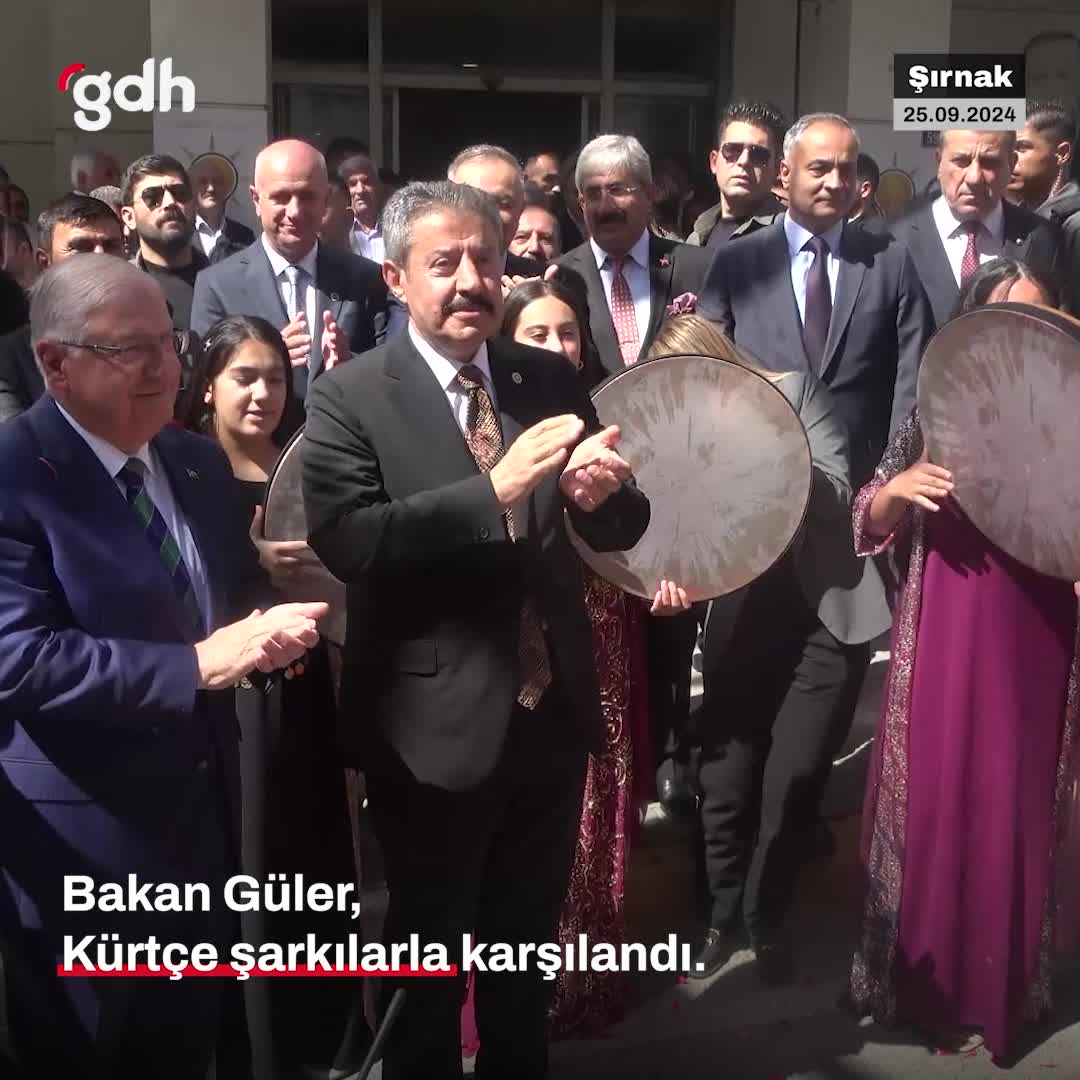 Yaşar Güler Şırnak'ta Kürtçe şarkılarla karşılandı