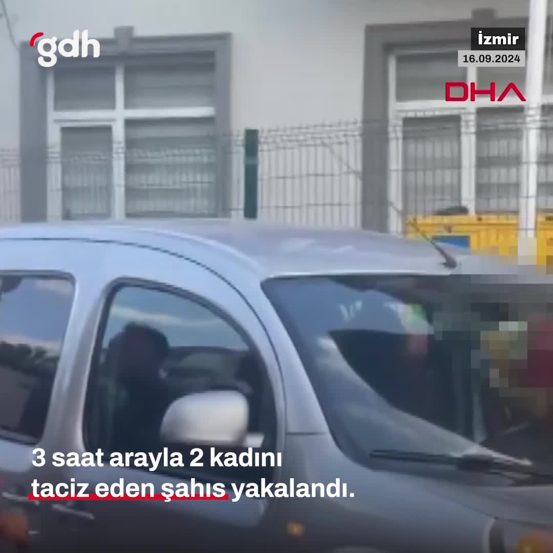 İzmir'de 2 kadına taciz eden motosikletli kurye yakalandı