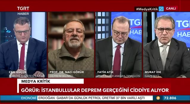Prof. Dr. Naci Görür: Murat Kurum'un önerileri İstanbul'a fayda sağlar