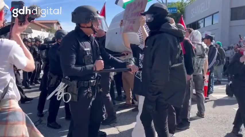 Los Angeles polisi, Oscar Töreni önünde ateşkes çağrısına saldırdı