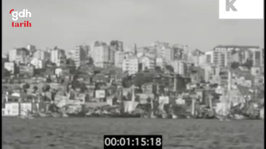 1930'larda kaydedilen İstanbul ve Boğaziçi videosu