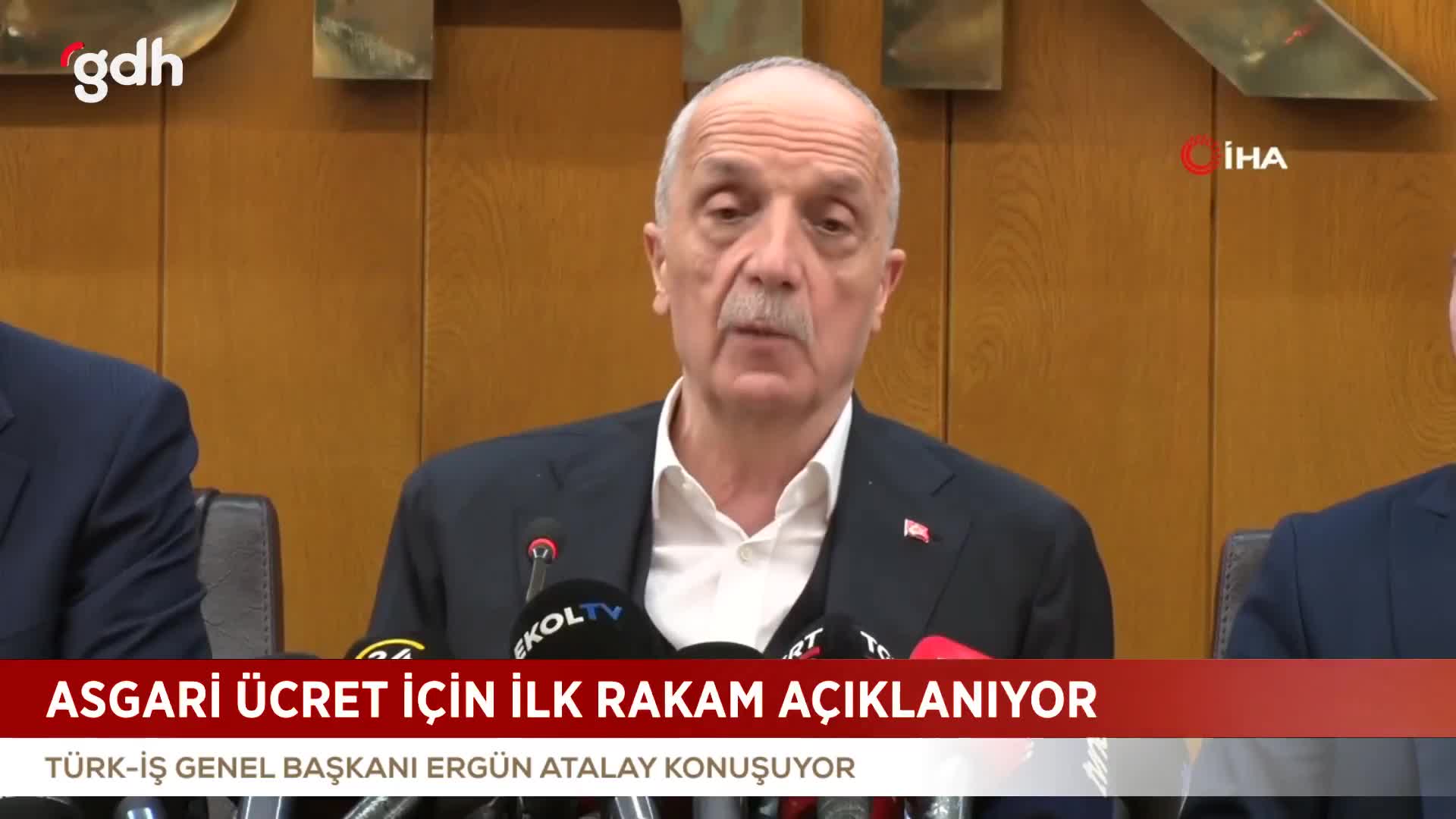 TÜRK-İŞ Başkanı Atalay: 50.000 TL ve diğer rakamlar önümde var