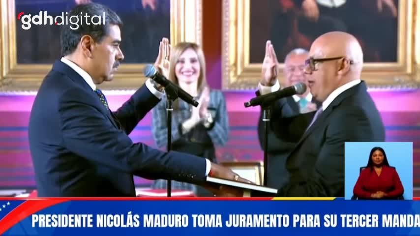 Maduro, 3. Başkanlık dönemi için yemin etti