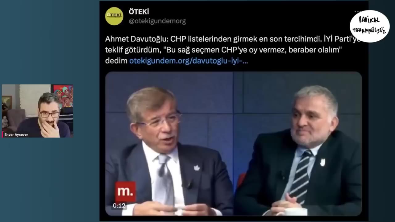 Kılıçdaroğlu'na arkasından hançerleyenler Davutoğlu dahil