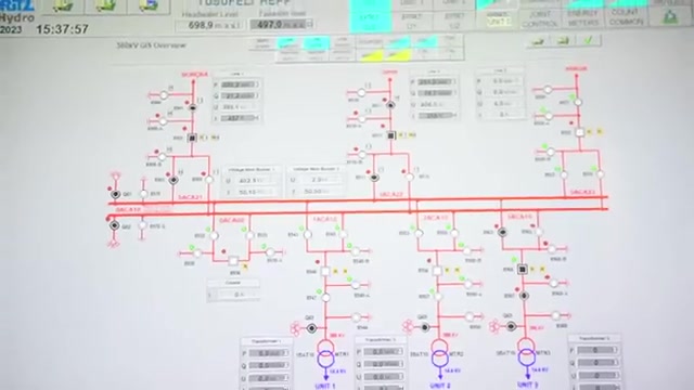 Yusufeli Barajı'nda elektrik üretimi için ilk türbin döndürme başladı