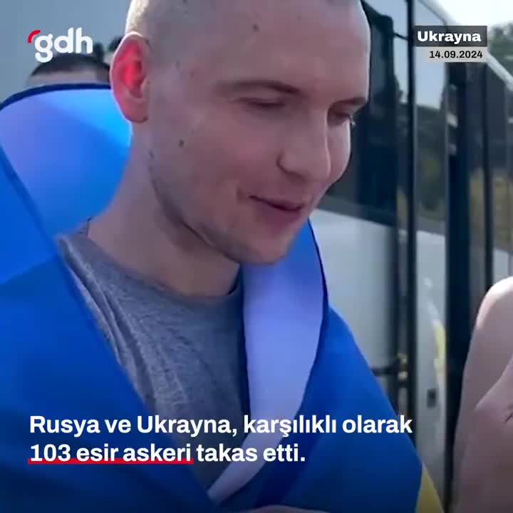 Kursk'ta 103 Rus askeri serbest bırakıldı, 103 Ukrayalı teslim edildi