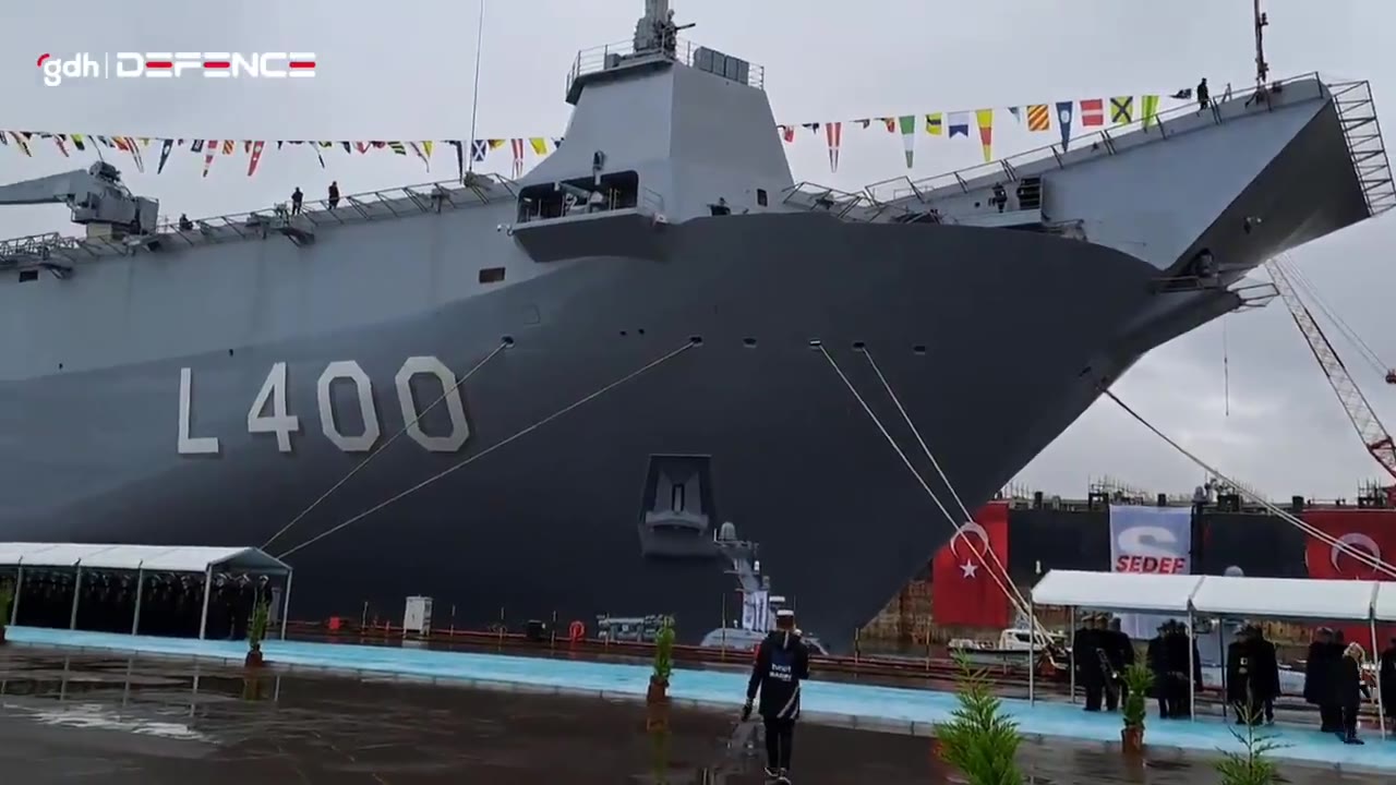 TCG ANADOLU’nun Deniz Kuvvetleri'ne teslimi alandayız!