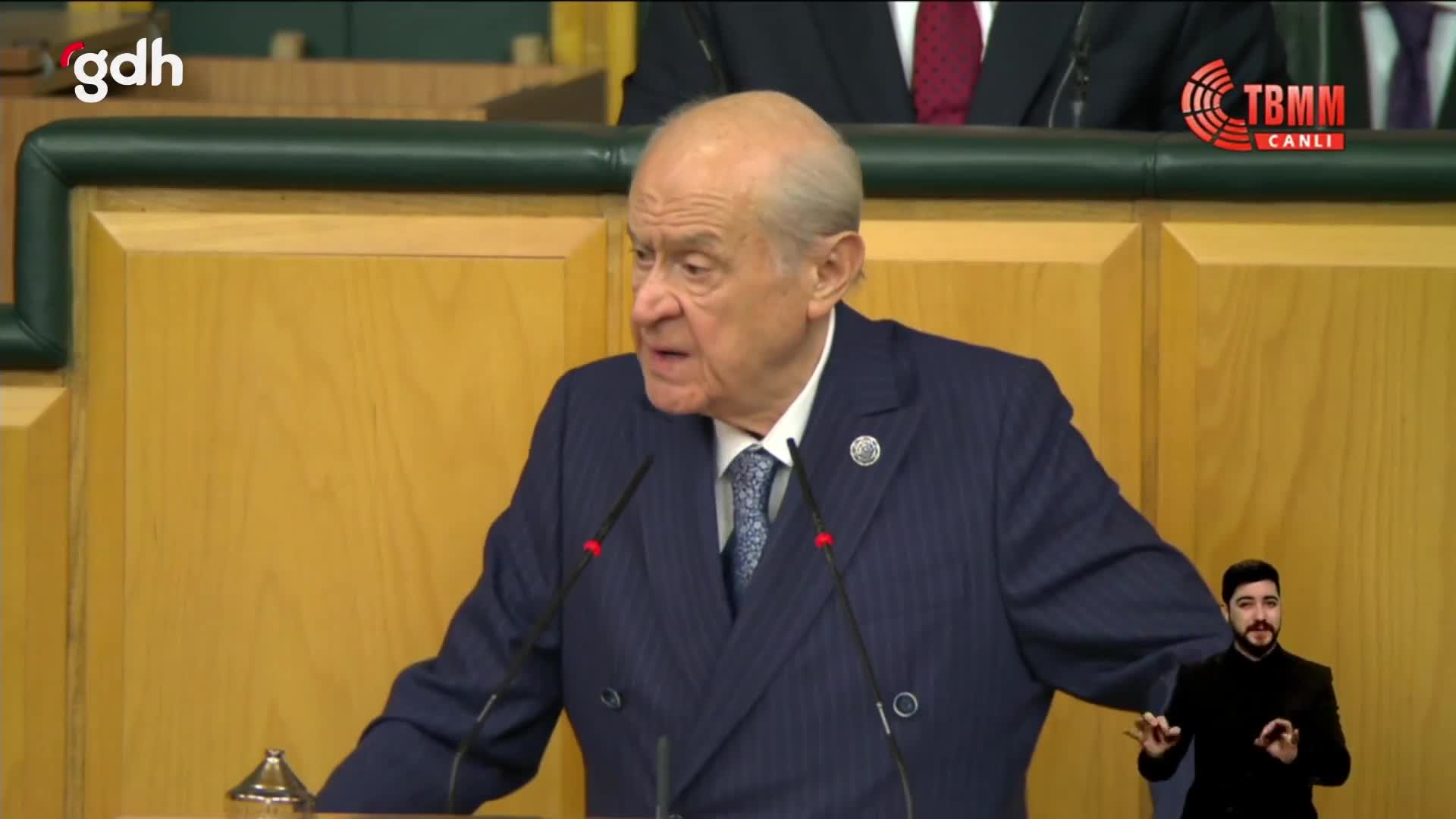 Bahçeli: "Tecrit kalkarsa teröristbaşına Meclis'te konuşsun"