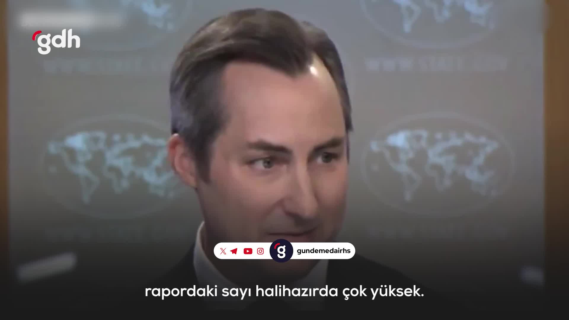 Miller, Gazze'deki ölümlere dair soruya gülerken tepki verdi