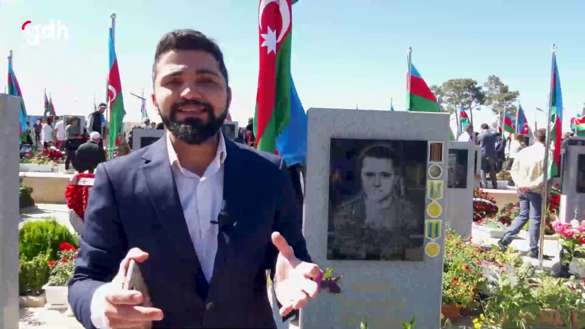 Bakü'deki 2. Fahri Hıyaban Şehitliği Ziyareti