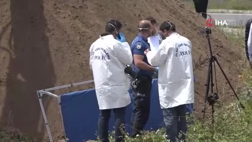Karasu'da inşaat kazısında gömülü kadın cesedi bulundu