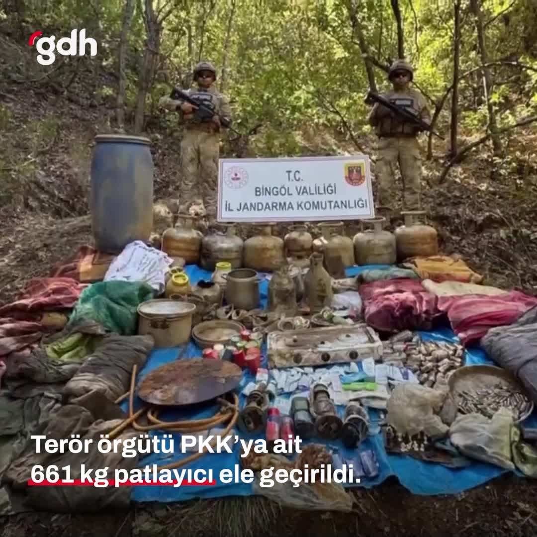 11 ilde PKK'ya yönelik GÜRZ-25 operasyonlarında 661 kg patlayıcı ele geçirildi