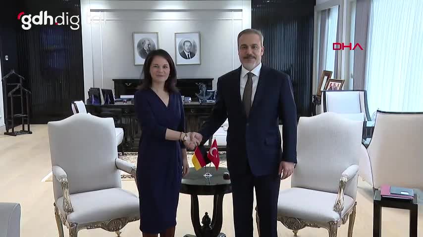 Fidan ve Baerbock'tan ikili ilişkiler ve Suriye görüşmesi