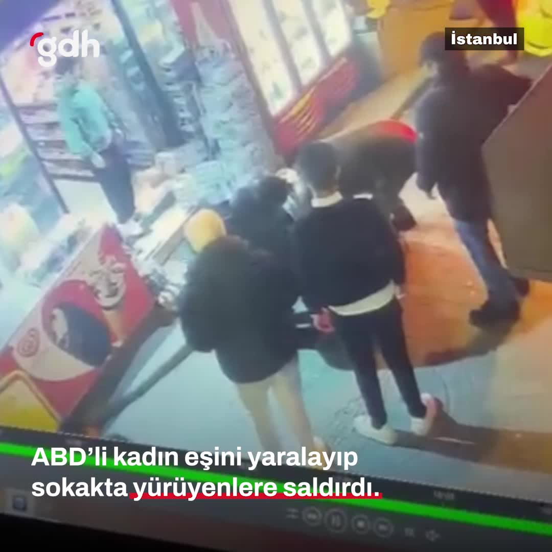 Taksim'de alkol yüzünden tartışıp saldıran ABD'li kadın gözaltında
