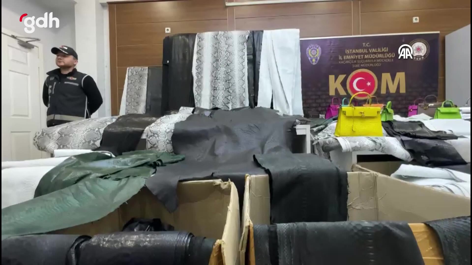 İstanbul'da koruma altındaki derilerle şüpheli yakalandı