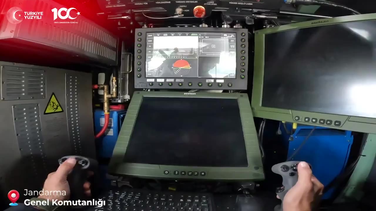 Jandarma, KİRPİ araca Lazer Silah Sistemi entegre etti