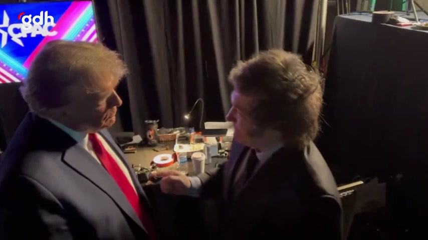 Milei, Trump ile Washington DC'de buluştu
