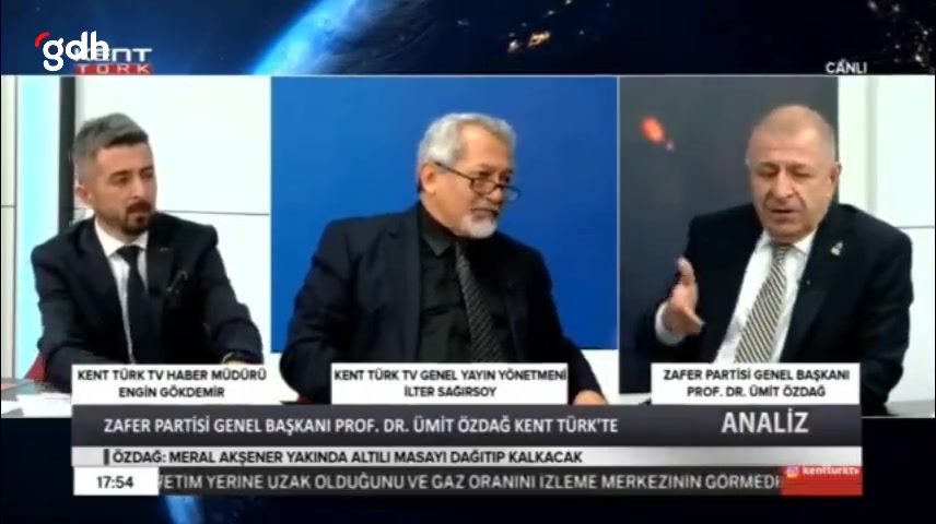 Ümit Özdağ: Akşener masadan kalkıyor, ana muhalefet peşinde