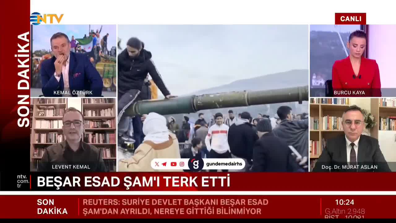 Levent Kemal, NTV'de Suriye Devrimi'ni anlatırken duygusal anlar yaşadı