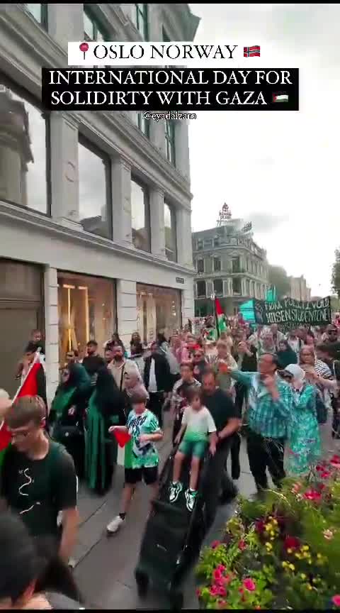Oslo'da "Özgür Filistin" eylemi: Filistinli mahkumlara destek