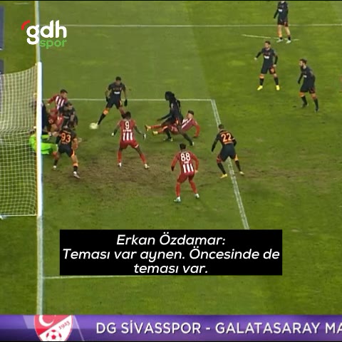 Özdamar'ın Sivasspor-Galatasaray Maçındaki VAR Yorumları