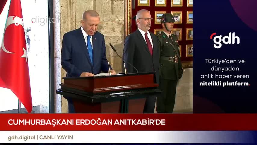 Erdoğan, Anıtkabir’de kritik mesajlar verdi