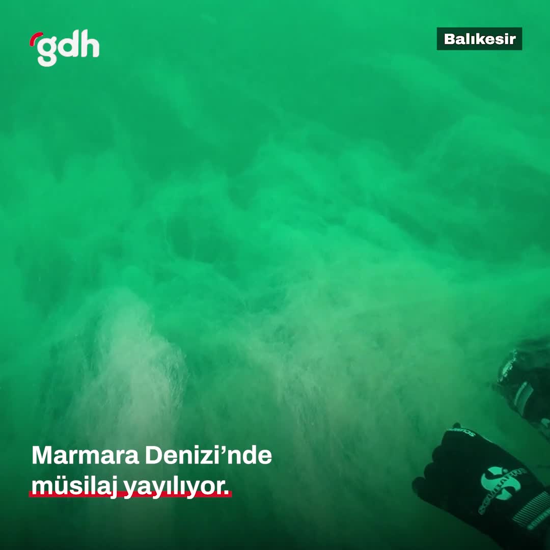 Erdek Körfezi'nde müsilaj 5 metreye kadar yaklaştı