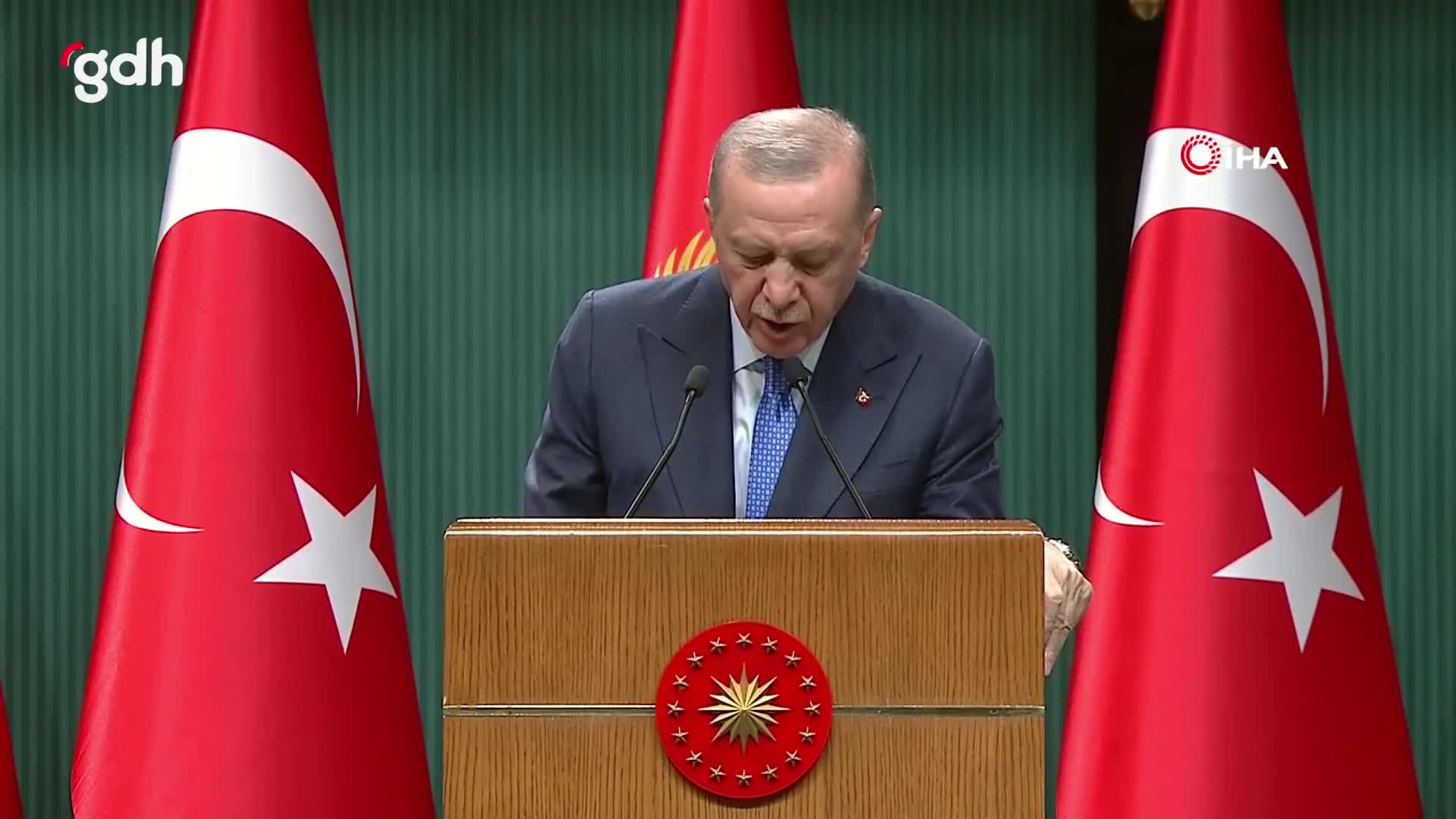 Erdoğan, Karadağ Cumhurbaşkanı ile basın toplantısı düzenledi