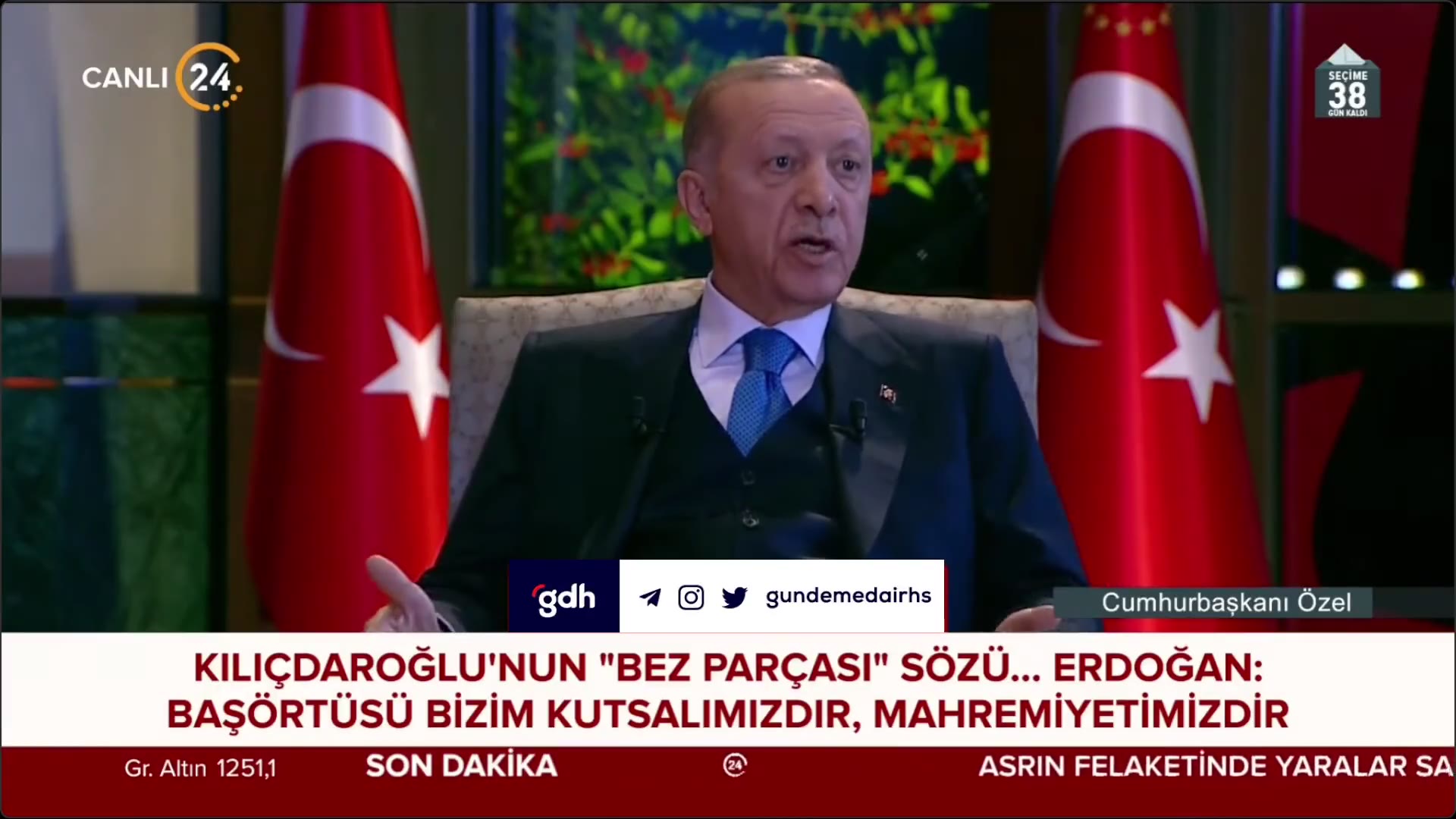 Erdoğan: Manevi değerler olmadan seccadede yer yok
