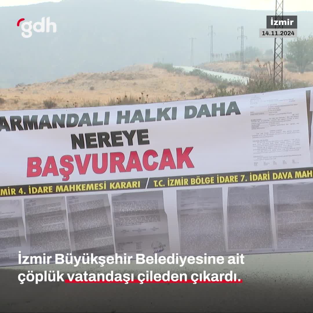 Harmandalı Atık Tesisi, Çiğli'de mahalleliyi protestoya sürükledi