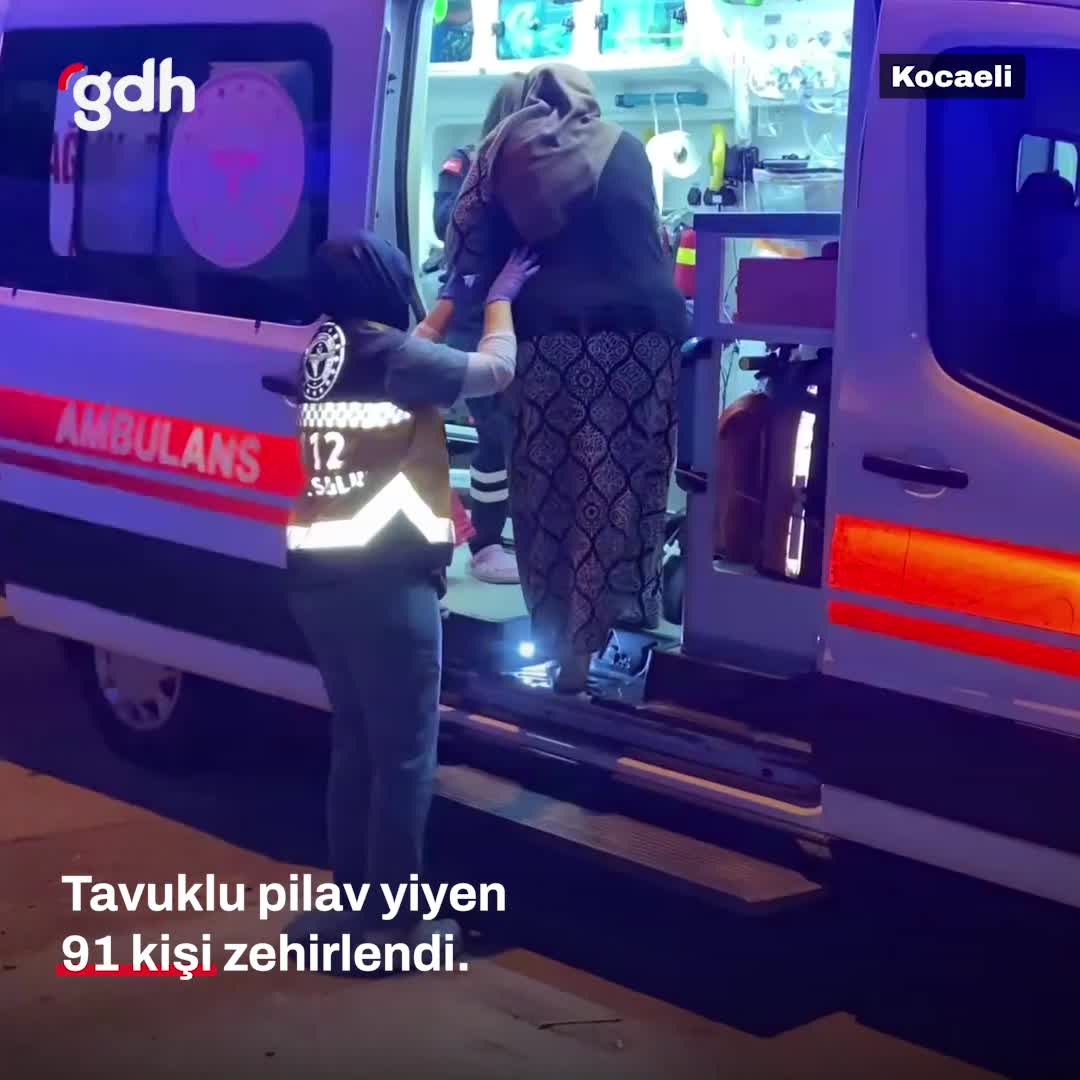 Çayırova'da sünnet düğününde tavuklu pilavdan zehirlenme vakası