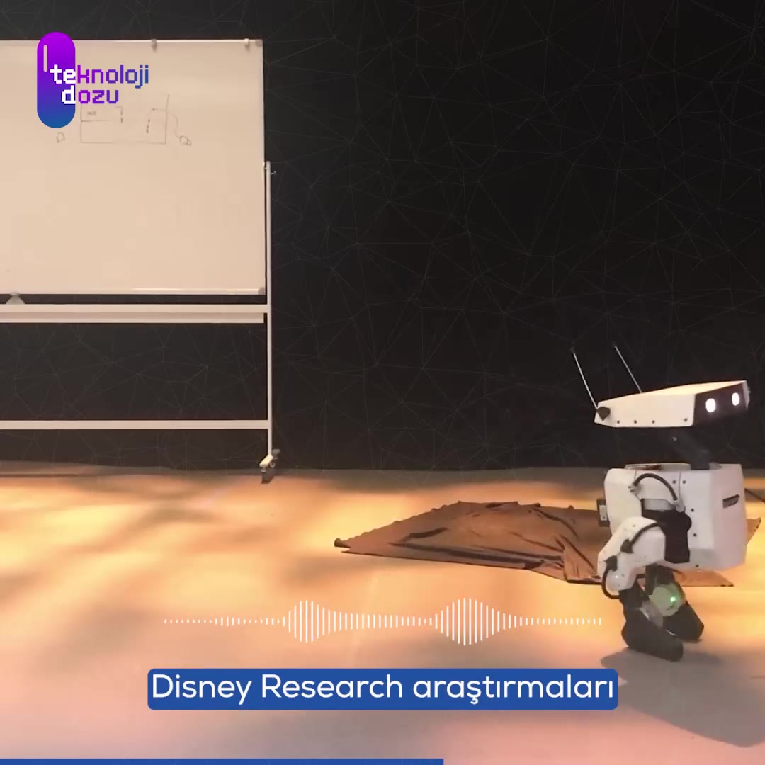 Disney'in yeni robotu duyguları sevimli bir şekilde yansıtıyor