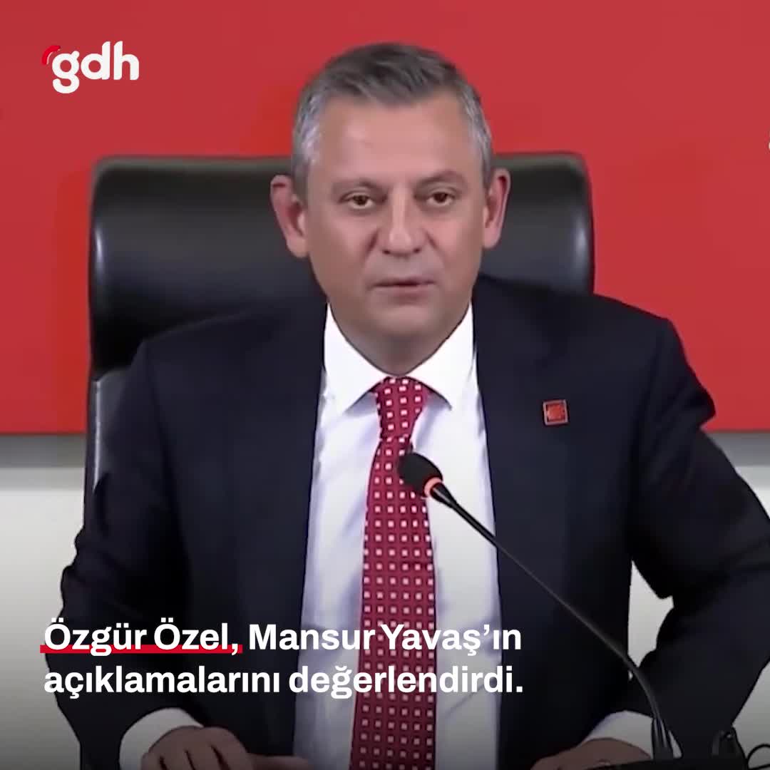 Özgür Özel’den Mansur Yavaş’ın adaylık açıklamasına yorumlar
