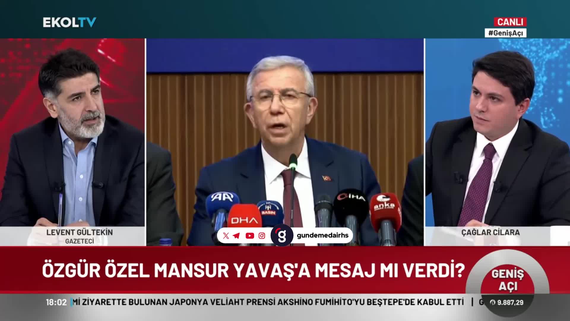 Levent Gültekin: İmamoğlu konseri köpürtüyor, Yavaş'ı dışlayarak