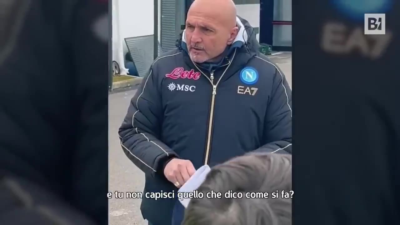 Spaletti'den idmana gelen çocuklara hayat dersi: "Okul önemli!"