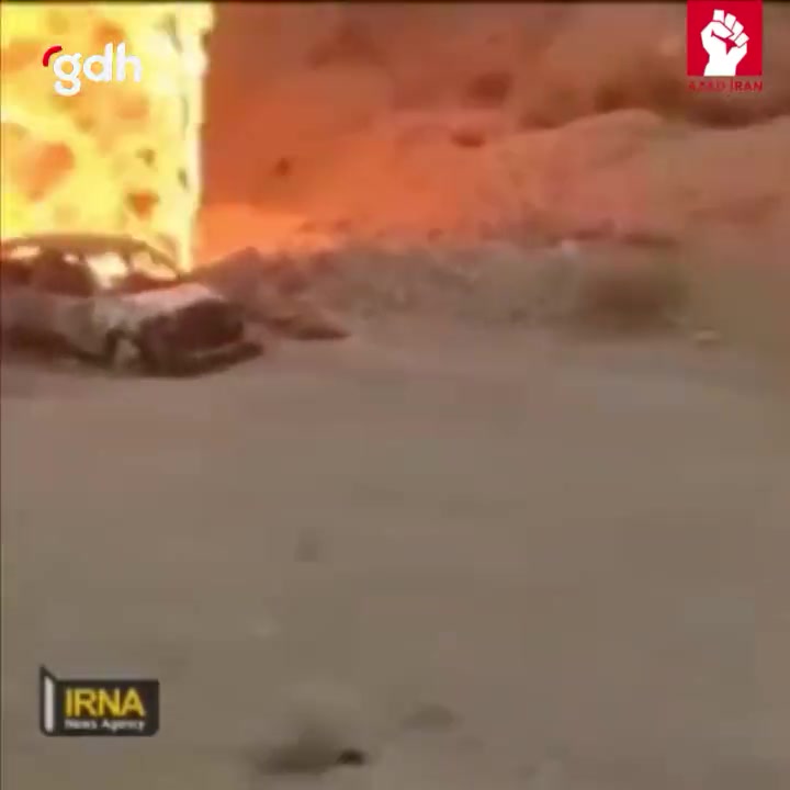 İran'da petrol boru hattı patladı, yangın sürüyor