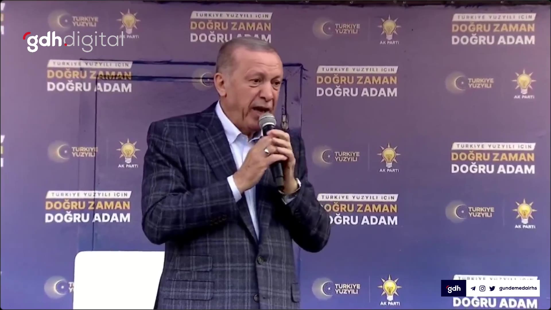 Erdoğan: İzmir için gayreti olmayan Bay Kemal'e TCG Anadolu dersi verilsin