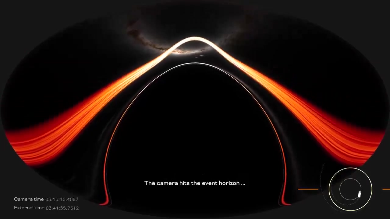 NASA'dan kara delikte yolculuk videosu yayınlandı