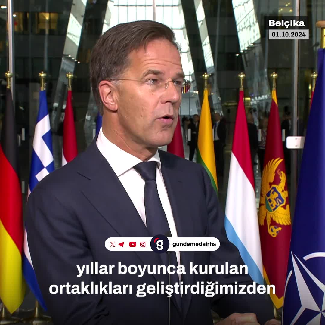 Rutte, NATO Genel Sekreterliğini Stoltenberg'den devraldı