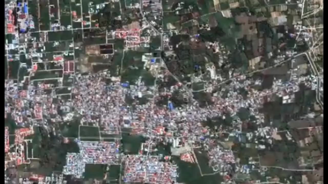 Endonezya’da yaşanan depremin uydu görüntüleri yayınlandı