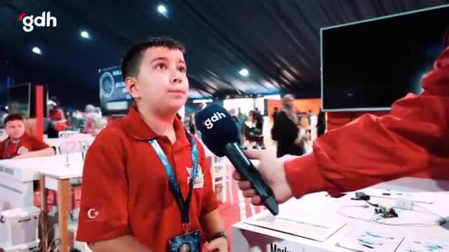 TEKNOFEST'teki genç mucit Egemen'den heyecan dolu sözler!