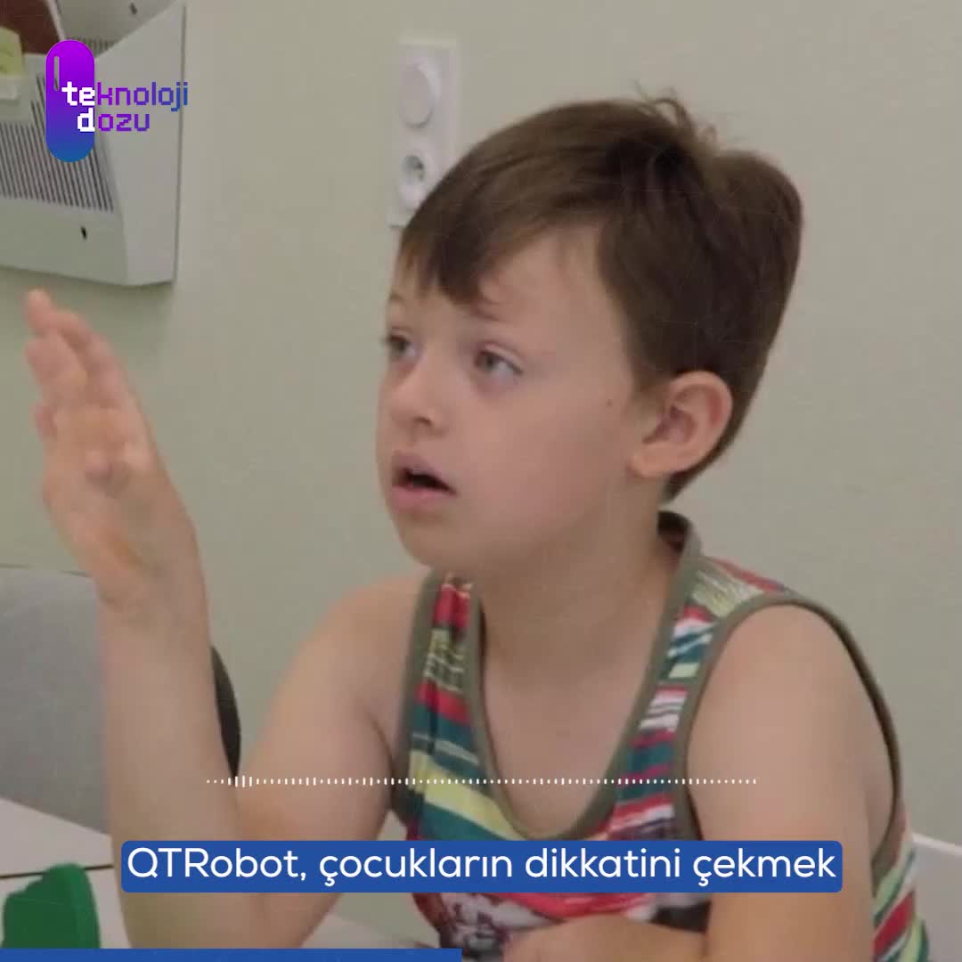 QTRobot: Öğrenme güçlüğü çeken çocuklar için destek robotu