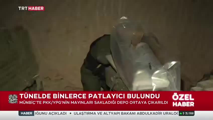 Suriye Milli Ordusu, Münbiç'te PKK/YPG deposu buldu